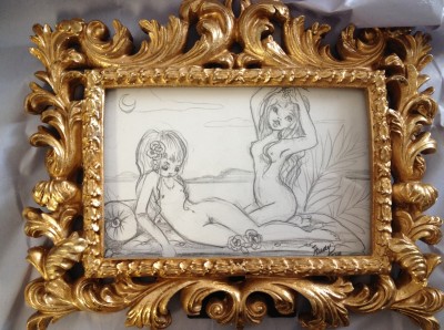 Here's a little rococo style frame... 